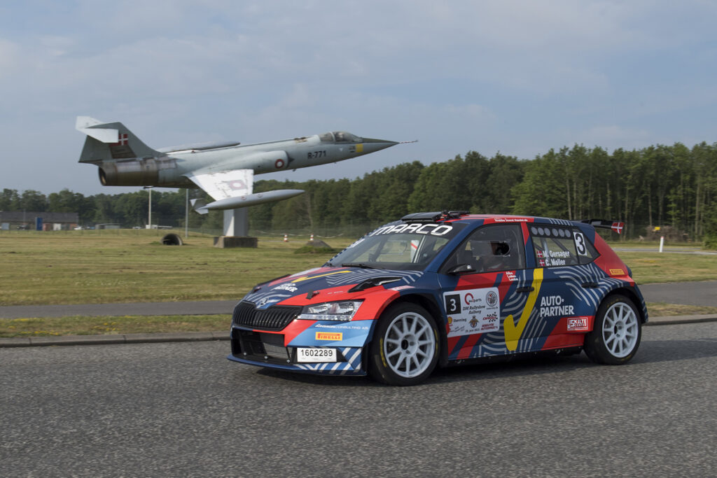 Marco Gersager: ”Det var ikke et DM-rally værdigt.” 3 At koere 50 60 km hastighedsproever paa flyvepladsen var ikke i orden siger Marco Gersager foto Jokum Tord Larsen