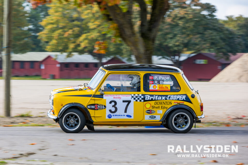 Så er det tid til afgørelsen i SHELL HELIX Historic Rallycup 2022. 1 John frederiksen rallysprint 42