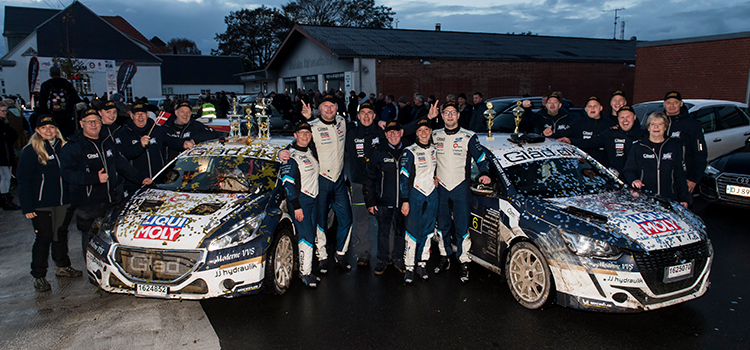 Glad Sport saetter sig paa Dansk Super Rally
