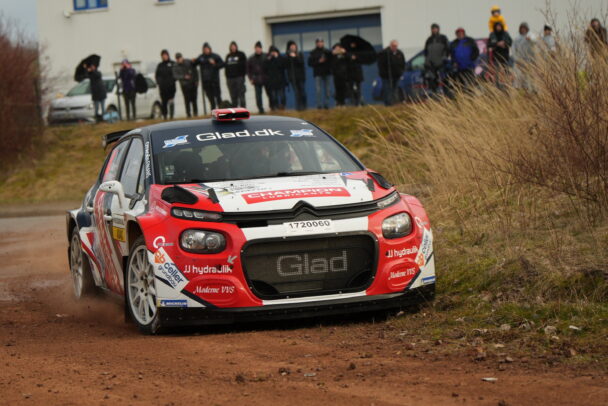 Kenneth Madsen og Mette Felthaus scorede en tredjeplads i Rallye Erzgebrige