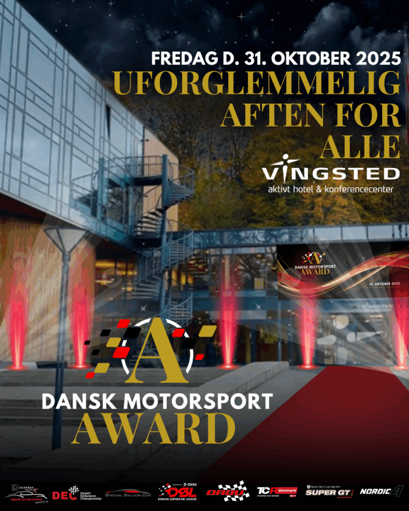 Dansk Motorsport Award Poster