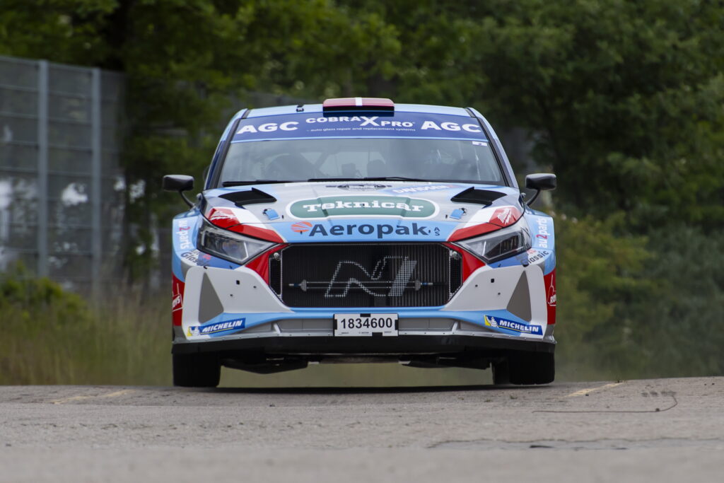 Ib Kragh og Bo Moelgaard har et godt udgangspunkt foer DM finalen i rallysprint foto Jokum Tord Larsen