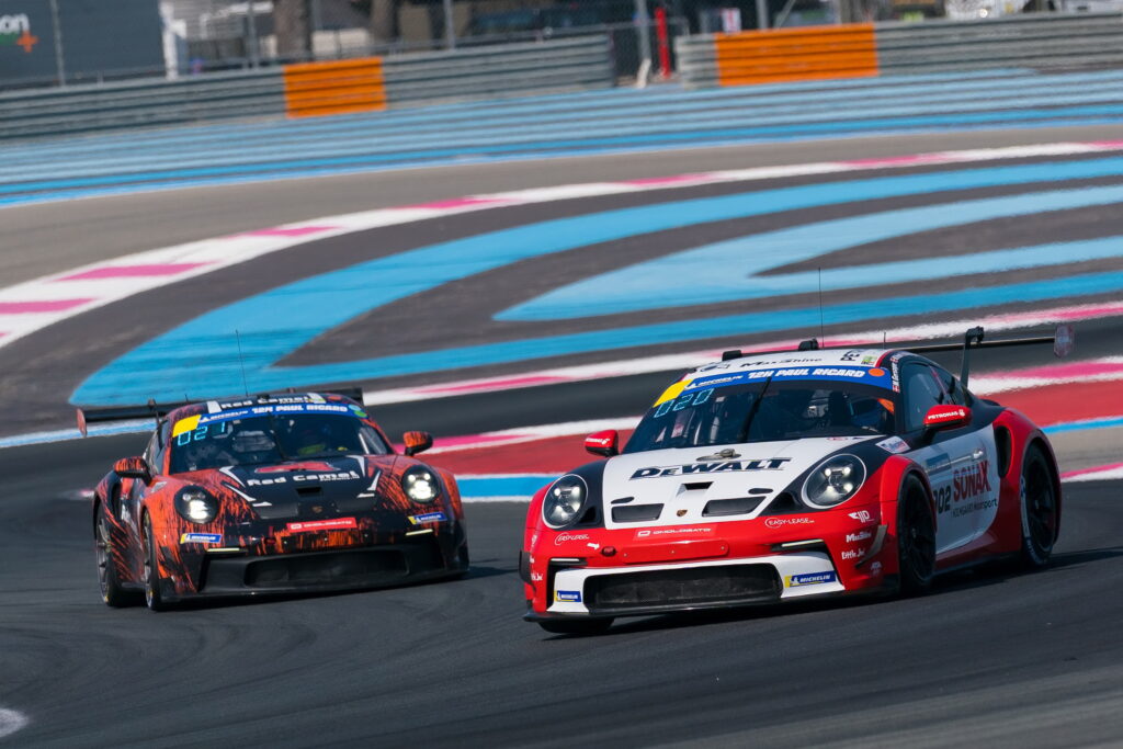 Porschen er en superfed racerbil siger Marco Gersager om sit foerste loeb i en Porsche 911 GT3 Cup racer foto Cordoso Hugo Photography