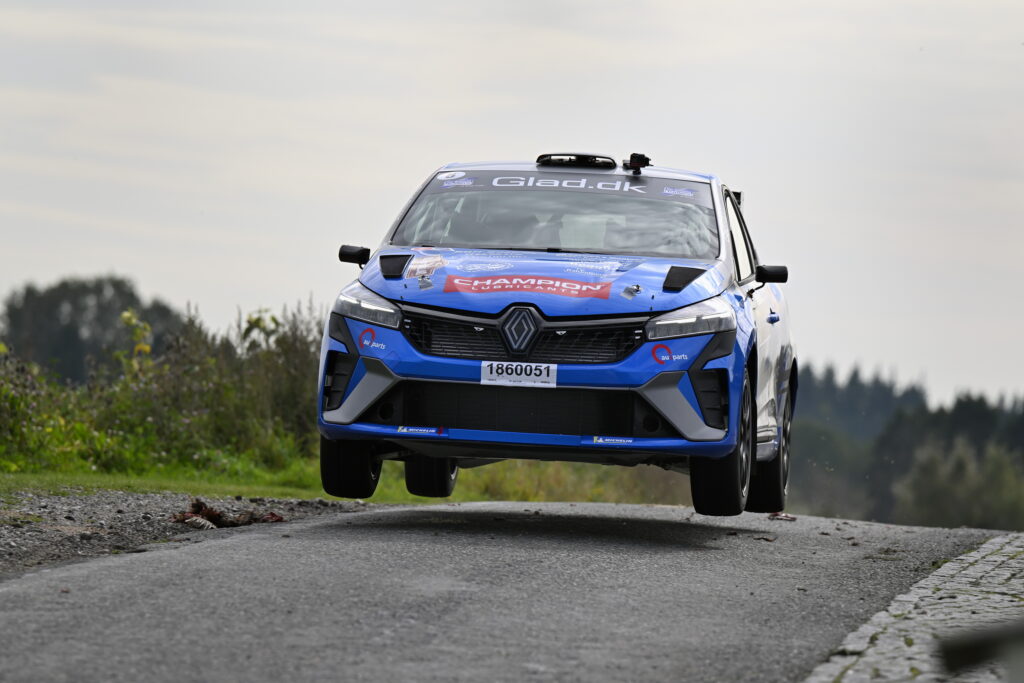 Jacob Madsen og Line Nedergaard tog en tredjeplads generelt i Rally Midtsjaelland foto Flemming Jensen