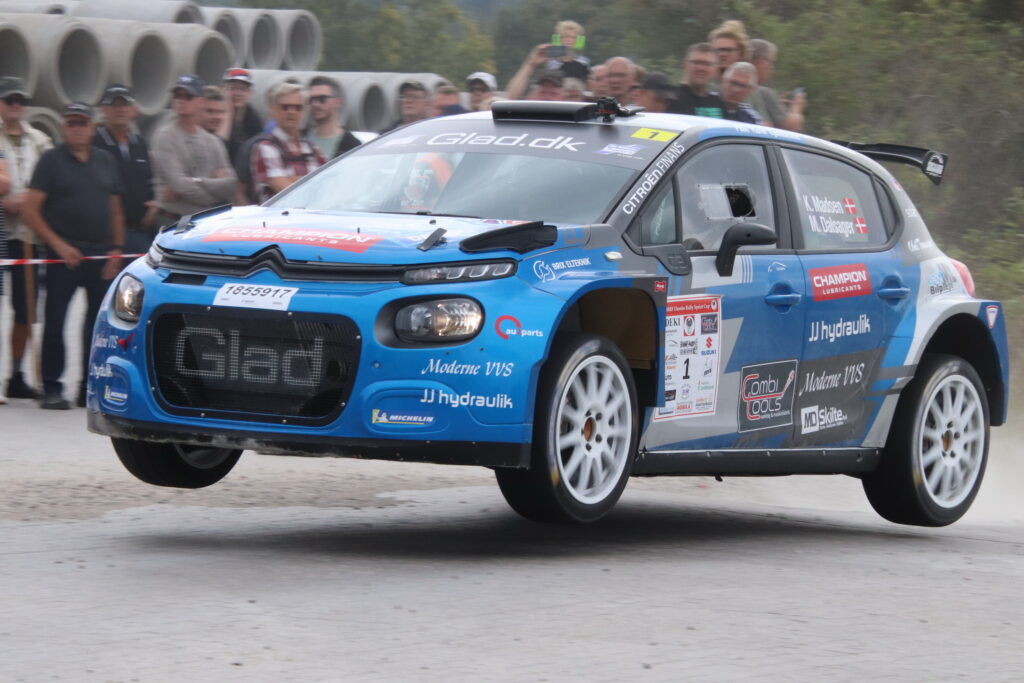 Kenneth Madsen koerte sig til sejren paa Gammelrand Betonfabriks arealer foto Allan Christiansen