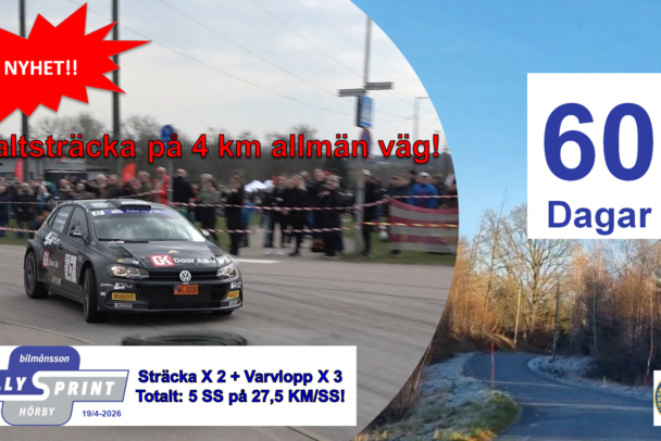 Bilmaansson Rallysprint 2026 Asfaltstracka
